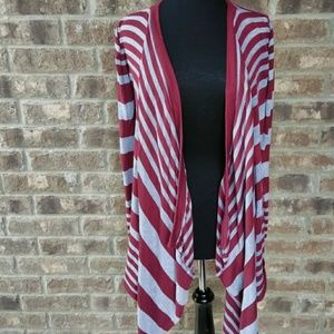 🍂Sweet Romeo brand maroon & gray cardigan